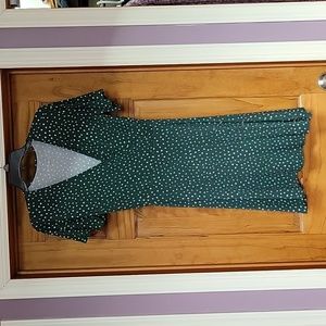 Elisse knit surplice dress